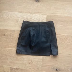 princess polly leather skirt